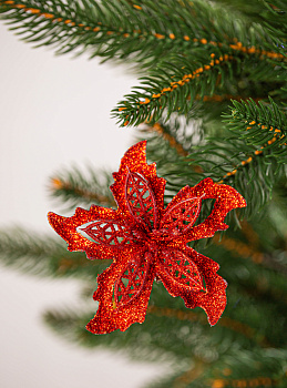 Декоративное украшение Снежинка 10см 3шт MANDARIN пластик 000000000001209336