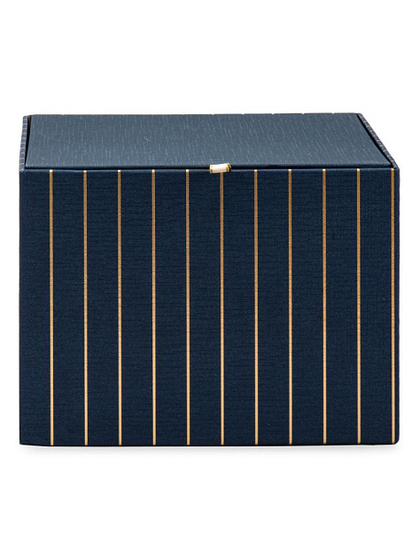 Коробка подарочная Куб 19х19х14см ПОЛОСКА в ассортименте картон 000000000001229169