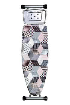 Доска гладильная 120х44см PERILLA Лиана подставка под утюг розетка удлинитель гладильная поверхность-металл чехол с антипригарным покрытием 000000000001205946