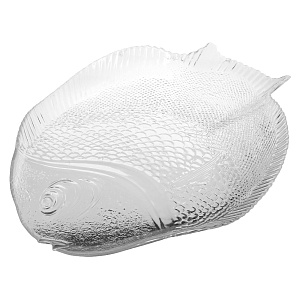 MARINE Тарелка-рыба 35,5х25,4см PASABAHCE прозрачная стекло 10258 000000000001050339