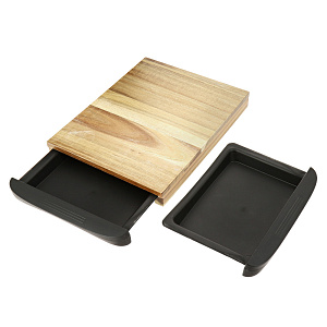 Разделочная доска Bergner, 38х24.5х3.5 см, дерево 000000000001170692