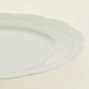 Тарелка обеденная 27см TULU PORSELEN BUSRA белый фарфор 000000000001208257