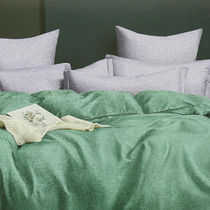 Комплект постельного белья 1,5-спальный Love Story наволочки 2шт 70х70см простынь 150х215см пододеяльник 145х215см 100% полиэстер микс/1,5 000000000001205990