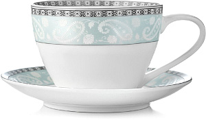 Пара чайная 315мл/14,5см ESPRADO Arista Blue костяной фарфор 000000000001193124