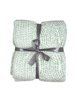 Плед LUCKY Домашний 150х200см 100%пэ зеленый T040108 000000000001189177