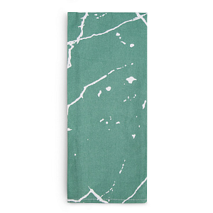 Полотенце кухонное 35х60см LUCKY Мрамор мятный хлопок 100% 000000000001218598