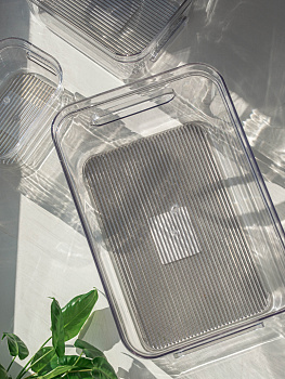 Ящик для хранения 14,5х9,5х6см универсальный с крышкой ПЭТ 000000000001210796