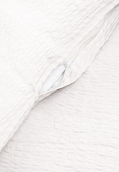 Пододеяльник 200x220см DE'NASTIA белый бязь жатый xлопок-100% 000000000001215210