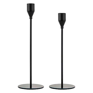 Подсвечник декоративный 17см Modern черный металл 000000000001219460