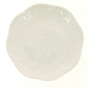 Тарелка 15см ф.кругБабочка белаяHD-009W 000000000001181047