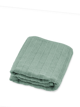 Полотенце махровое Широкая Волна 450gsm  100x150см 100% хлопок  Зелёный D100067 000000000001194325