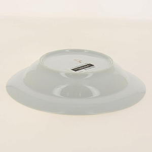 Тарелка фарфор суповая 200 мм супадкий край Маки,069482 000000000001193468