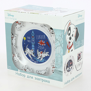 101 ДАЛМАТИНЕЦ Набор для завтрака 3 предмета ОСЗ стекло 000000000001207946