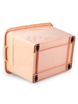 Контейнер для хранения 75л с крышкой ЦВЕТНОЙ в ассортименте полипропилен 000000000001227843