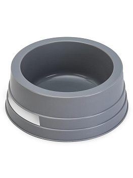 Миска для животных 0,74Л LUCKY PET серый пластик 000000000001223400