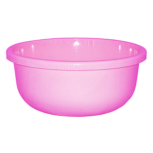 Круглый таз Plast-team, розовый, 18л 000000000001135602