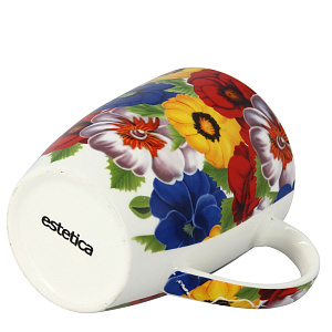 Кружка Анютины глазки Matissa, 360мл 000000000001139624