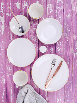 Набор столовой посуды 19 предметов TULU PORSELEN Tutku фарфор Набор столовой посуды 19 предметов TULU PORSELEN Tutku фарфор 000000000001212909