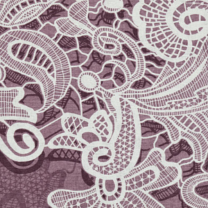 Комплект постельного белья семейный Павлина Ажур лиловый бязь 125гр/м2 100% хлопок 000000000001203585