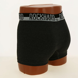 Трусы мужские Rockhard BOXERS S темно-серый 95%хлопок 5%эл 000000000001190404