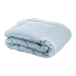 Одеяло-покрывало 2-спальное 170x205см DE'NASTIA голубой полиэстер 000000000001219110