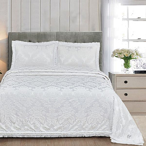 Набор ЕВРО Ингроссо(Белый)Покрывало:240х260см(1шт),Наволочки:50х70см(2шт).80%Хлопок/20%Бамбук.SR56-198-2.4. 000000000001200042