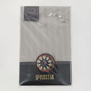 Наволочки 50x70см 2шт DE'NASTIA бежевый страйп-сатин 1см хлопок 100% 000000000001208193