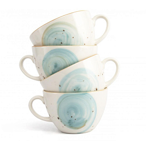 Набор столовой посуды 16 предметов TULU PORSELEN Galaxy milky/mint фарфор Набор столовой посуды 16 предметов TULU PORSELEN Galaxy milky/mint фарфор 000000000001216219