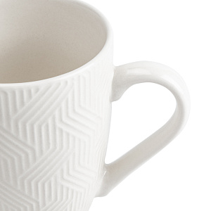 Кружка 450мл ORNAMENT белая керамика 000000000001220185