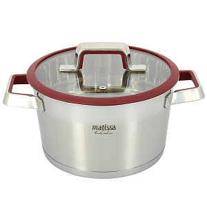 Кастрюля с крышкой Калипсо Matissa, 3.2л, нержавеющая сталь 000000000001116928