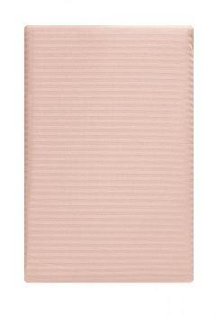 Проcтыня 210x240 DE'NASTIA сатин-страйп 3мм розовый хлопок 000000000001215815