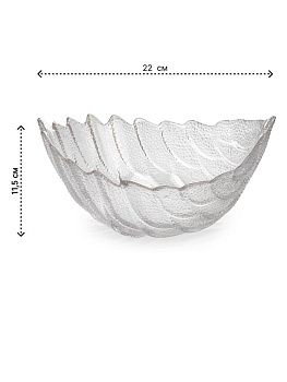 Салатник 22х11,5см стекло 000000000001228287