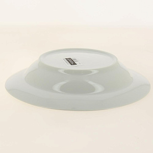 Тарелка фарфор суповая 240 мм супадкий край Белая,036172 000000000001193479