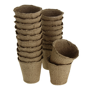 Набор торфяных горшков Village People, 8х8 см, 20 шт. 000000000001139583