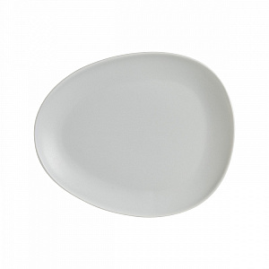 Тарелка десертная 8,5x15x2см DE'NASTIA Оливки-однотон серый фарфор 000000000001225128