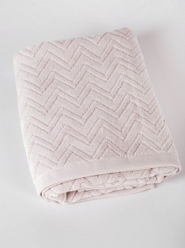 Полотенце махровое 30х60см LUCKY Зигзаг светло-серый хлопок 100% 000000000001214715