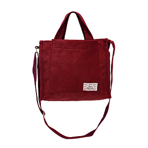 Сумка женская 26x23x10см розовый вельвет/полиэстер 000000000001221752