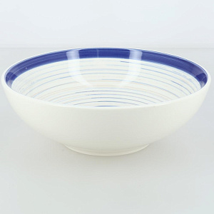 Салатник 23см/1,69л ELRINGTON АЭРОГРАФ Лазурный день керамика 000000000001210590