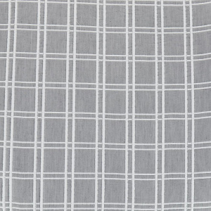 Покрывало 185x220см DE'NASTIA клетка серое жаккард 55% хлопок 45% полиэстер 000000000001207624