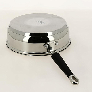 Сковорода 24см CALVE стеклянная крышка нержавеющая сталь CL-1055-5 000000000001152184