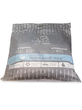 Одеяло Евро 220х205см ЭДОМ EDH Лебяжий пух полиэстер 11289 000000000001227007