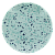 VENIZIA TURQUOISE Тарелка обеденная 25см опал P6133 000000000001204790