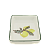 Блюдо сервировочное 18х11см CERA TALE Лимоны керамика глазурованная 000000000001207950