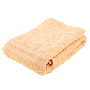 Покрывало махровое 180х100см ДМ ТЕКСТИЛЬ Узор Плотность 300гр/м персиковый 100% хлопок НД-4001-03433, 134 000000000001205167