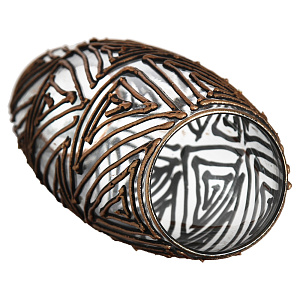 Ваза для цветов Яблоко-С, 25 см, стекло 000000000001153911