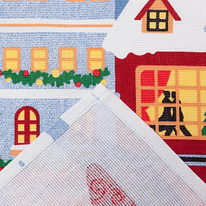 Полотенце 35х60см ДОЛЯНА С Рождеством 100% хлопок 160г/м2 000000000001208905