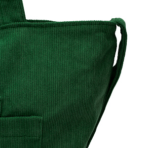 Сумка женская 34x34х7см изумрудный вельвет/полиэстер 000000000001221753