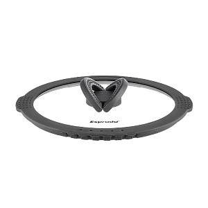 Крышка 28см ESPRADO Practico паровыпуск два слива силикон/стекло 000000000001210708