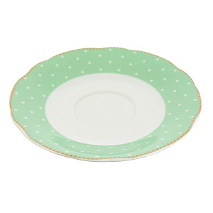 Чайная пара Mix&Match Porcelaine Czech Gold Hands, зелёный, 250мл 000000000001136218