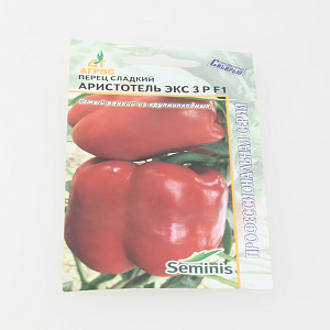 "Семена пакет Перец Аристотель ЭКС 3 Р F1 7шт Seminis 
" 000000000001000844